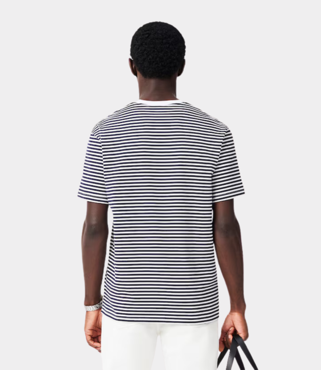 Lacoste Tee s/s white navy blue TH9749-522