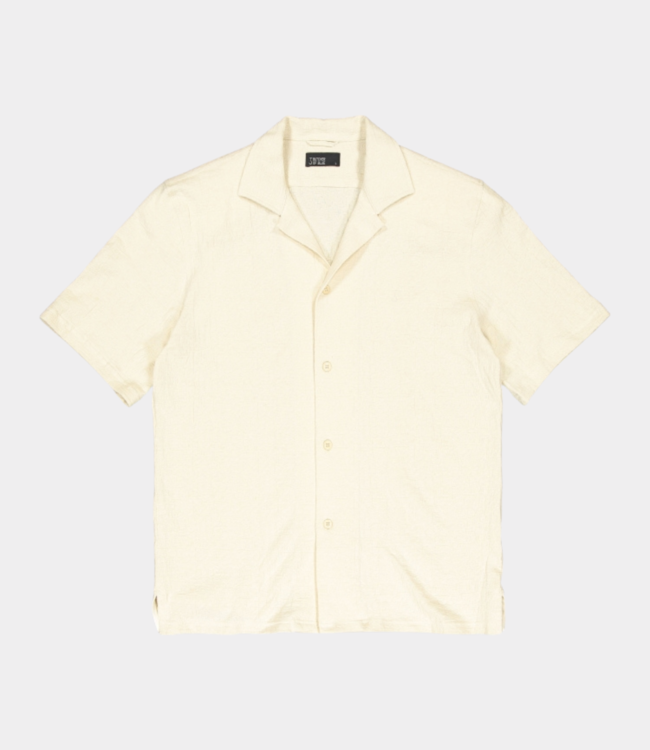 Butcher of Blue Ripley Structure Shirt Beige Grey