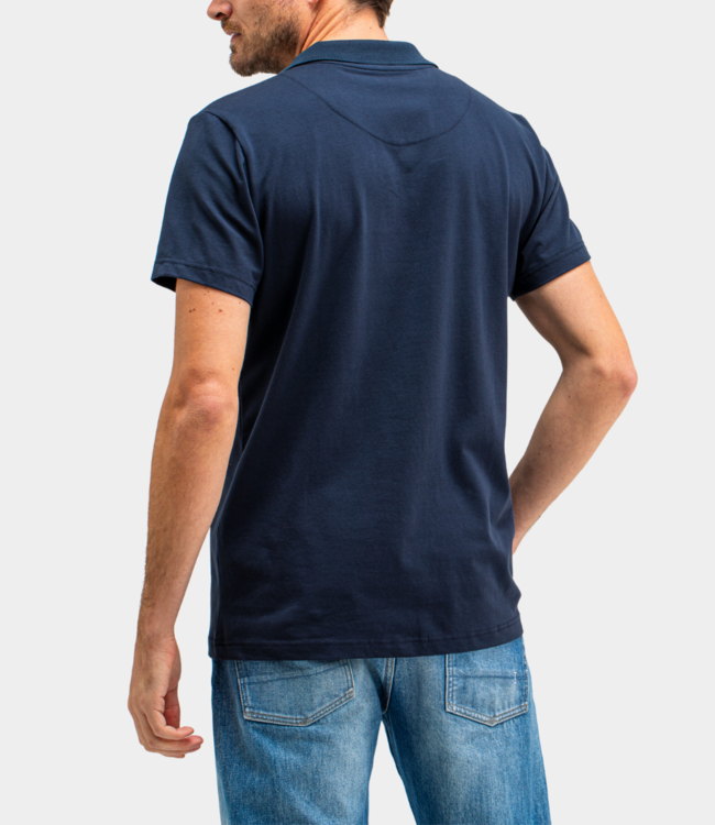 Butcher of Blue Alain Jersey Polo Alaska Blue