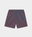 Les Deux smith shiny tech shorts oil green 1000130-517