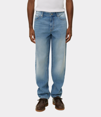 Les Deux ryder washed denim pants light blue blue wash