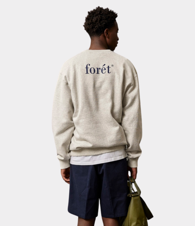 Foret still sweatshirt snow melange blue F4110-SNOW MELANGE BLUE