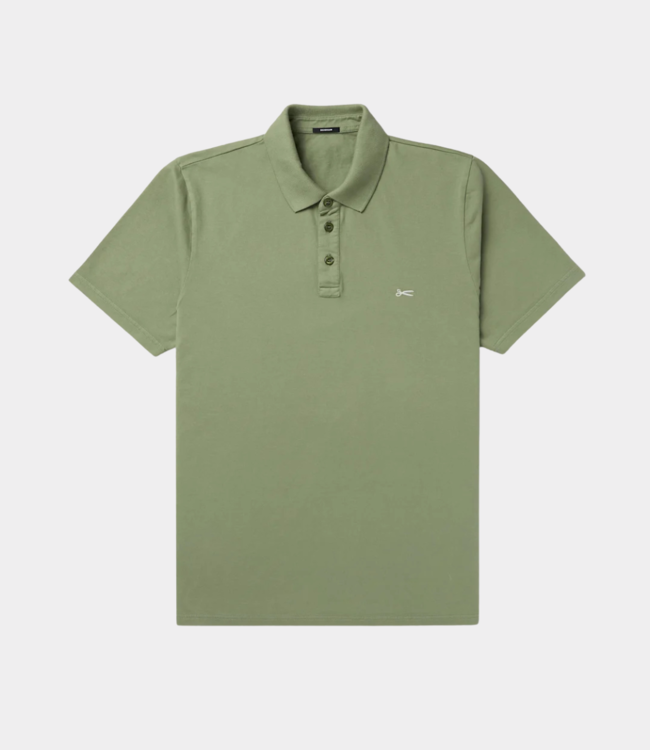 Denham lupo polo sips oil green 01-25-04-52-202