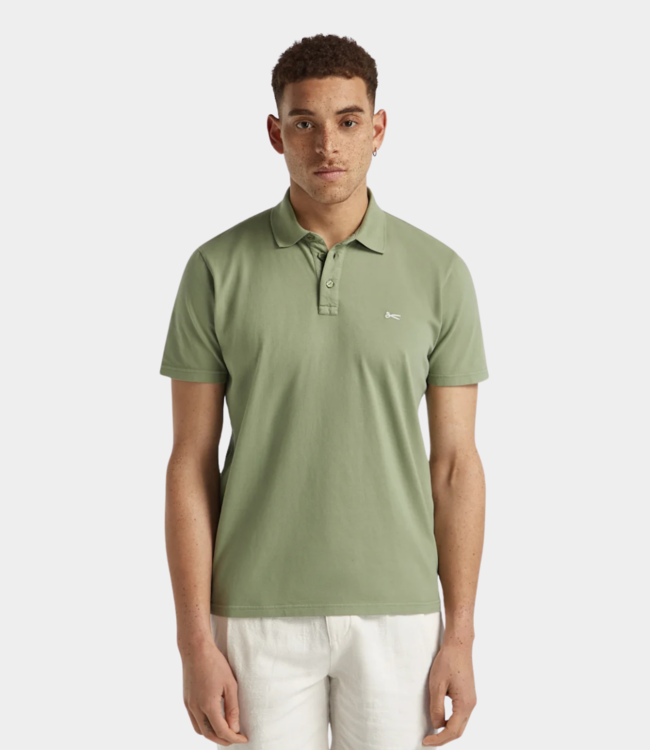 Denham lupo polo sips oil green 01-25-04-52-202