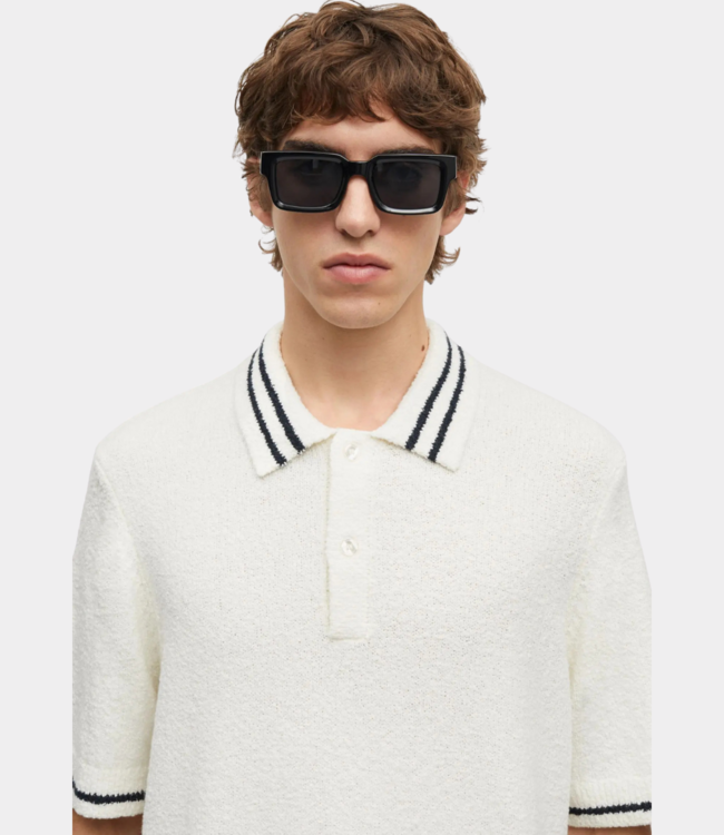 Samsoe Samsoe Sapedro polo clear cream M25200017-CLR000289