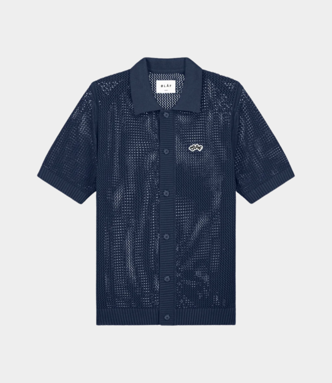 Olaf Knit polo navy M210701-NAVY