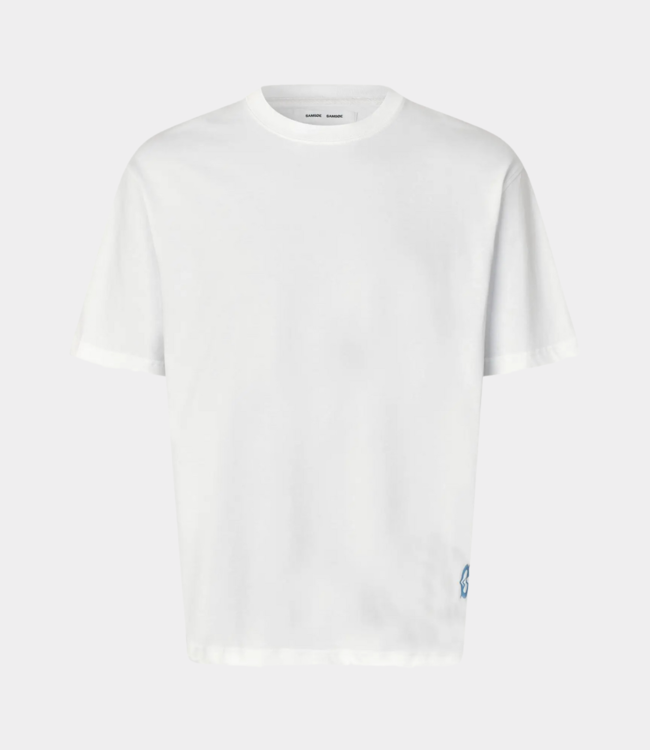 Samsoe Samsoe Saswirl t-shirt swirl blue jasper U25200006-CLR002252