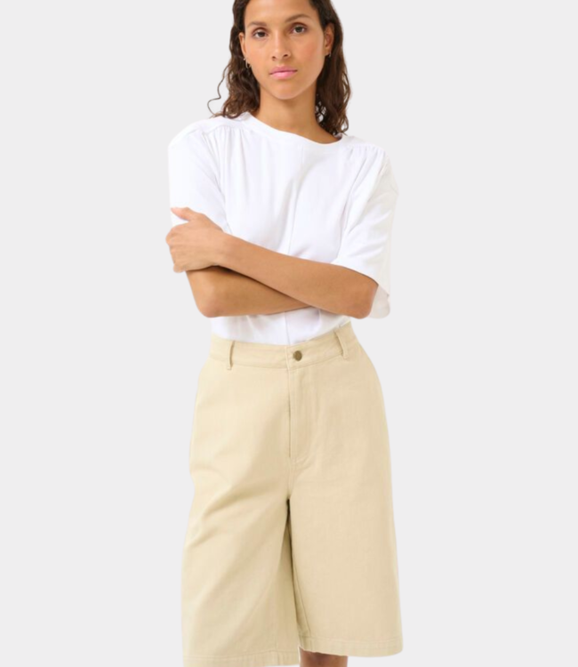 Karen By Simonsen Kbvary wide shoulder tee bright white 10105484-110601