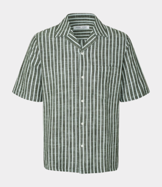 Samsoe Samsoe saoscar ap shirt 14246 climbing ivy stripe