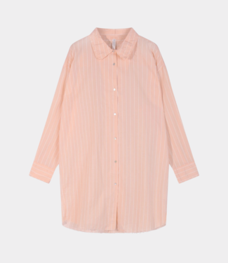 10Days Blouse voile stripes peach