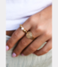 Label Kiki Smiling sun ring gold  KR0427-GOLD