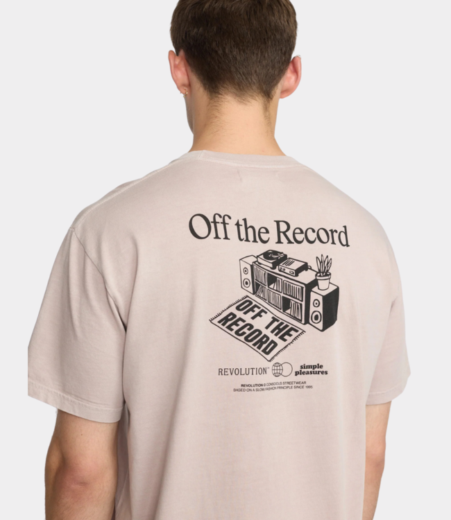 Revolution Printed t-shirt lightpurple 1389 REC-LIGHTPURPLE