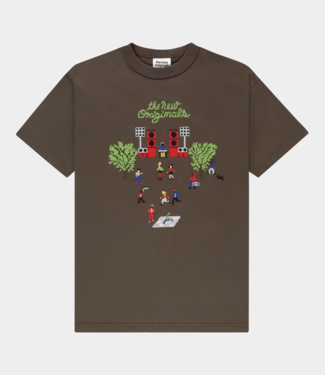 The New Originals Block party tee brown
