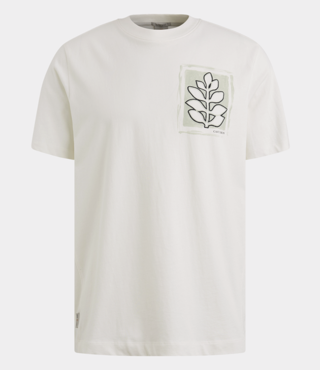 Cast Iron R neck tee s/s snow white CTSS2505586-7002