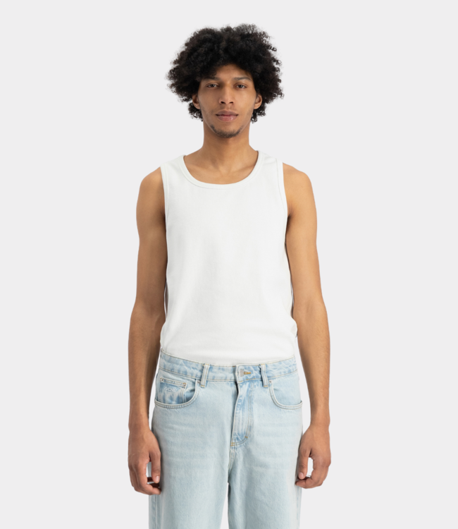 Law of the Sea loop ribbed tanktop coconut milk LAW-10215-901