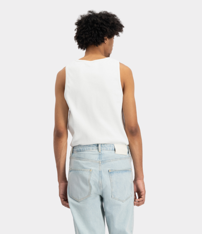 Law of the Sea loop ribbed tanktop coconut milk LAW-10215-901
