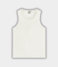 Law of the Sea loop ribbed tanktop coconut milk
