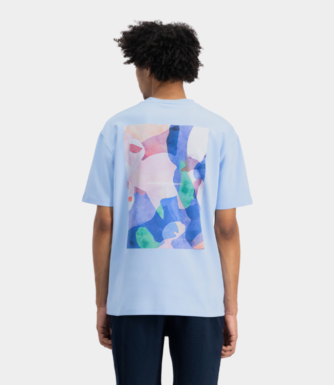 Law of the Sea crystal backprinted artwork tee windsurfer LAW-10209-303