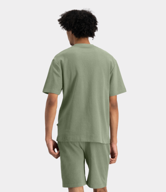 Law of the Sea notos terry tee vetiver LAW-10205-405