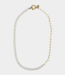 Bonnie Studios Filt gold necklace white BS06-WHITE