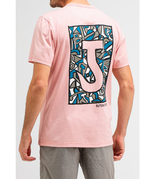 Butcher of Blue army lt spare tee flamingo pink