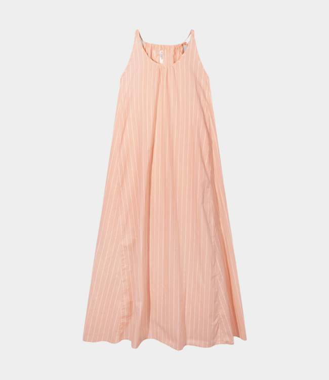 10Days Summer dress stripes peach 20-305-5202-1158