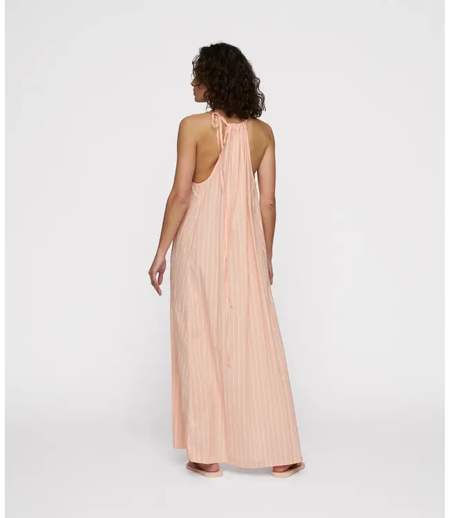 10Days Summer dress stripes peach 20-305-5202-1158