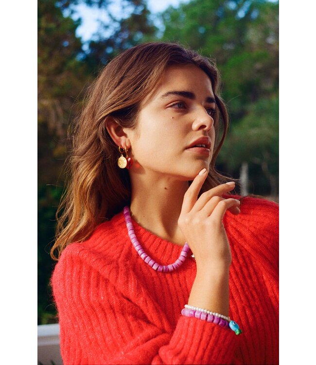 Bonnie Studios  phil purple bracelet purple BS725-Purple