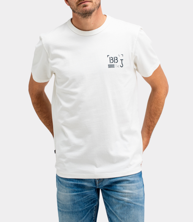 Butcher of Blue Army tencil tee titan white