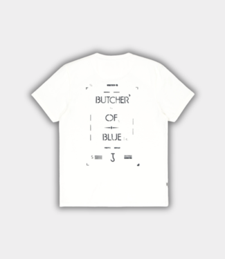 Butcher of Blue Army tencil tee titan white