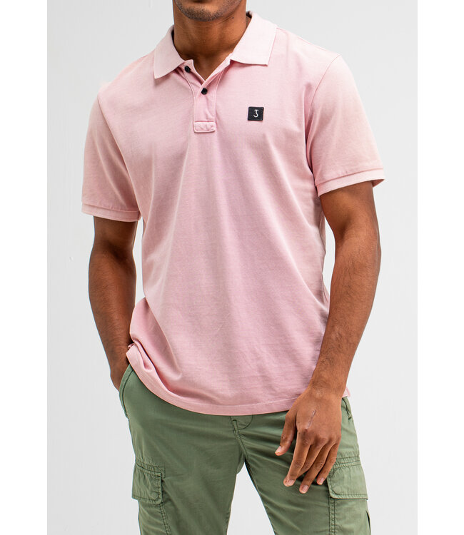 Butcher of Blue Army Pique Polo Flamingo Pink
