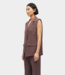 Samsoe Samsoe sathena vest 15630 french roast F25200022-191012TCX