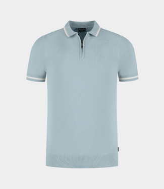 Saint Steve Siem polo light blue sky