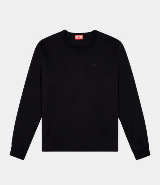 Diesel adjust ls slits r17 tee black A18142-0AIJU-9XX