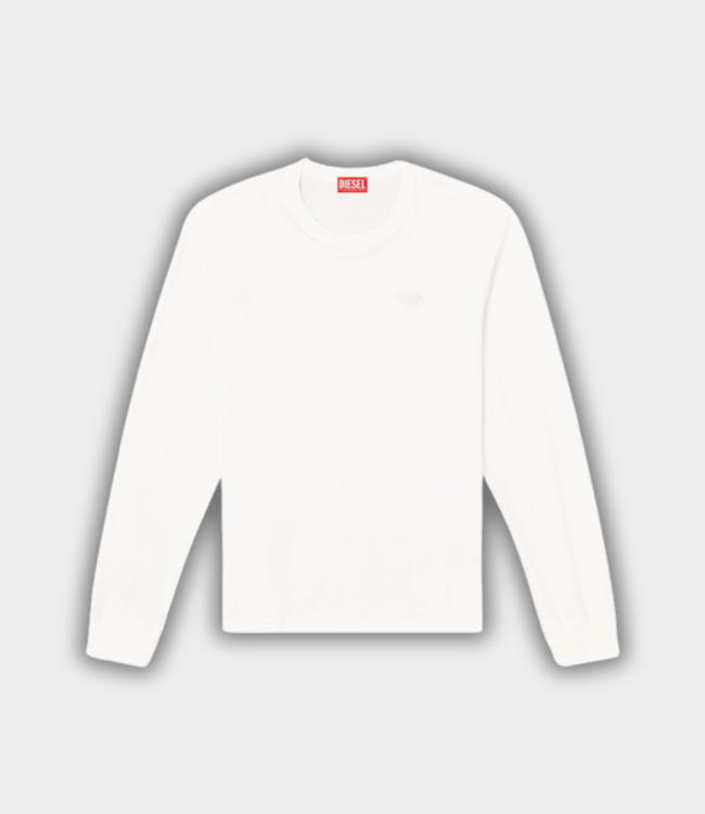 Diesel adjust ls slits r17 tee white A18142-0AIJU-141