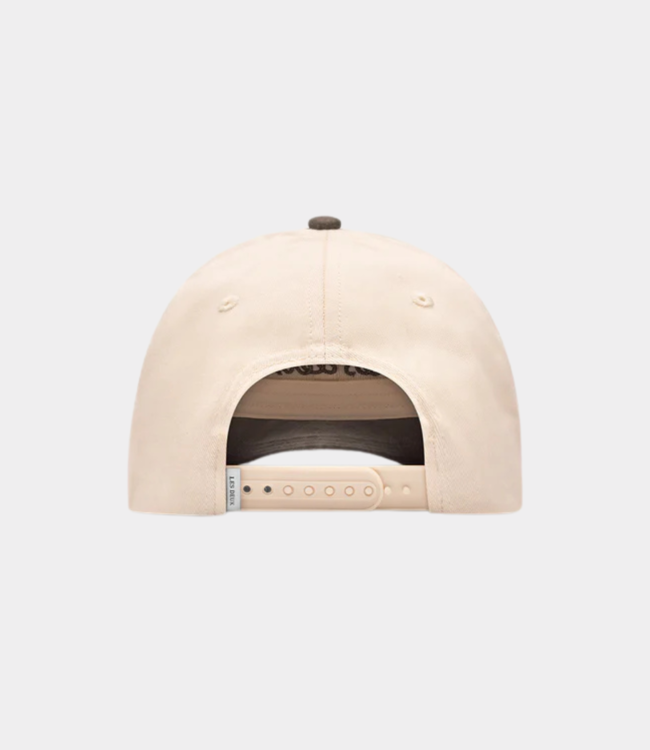 Les Deux brad contrast suede baseball cap ivory 1000110-215