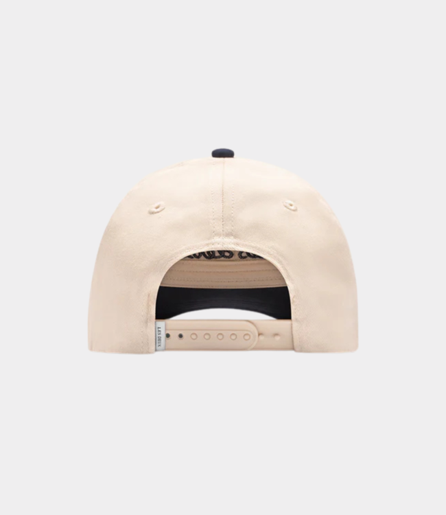 Les Deux brad contrast suede baseball cap ivory 2 1000110-217