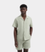 Olaf fine check camp shirt light sage