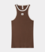 10Days Tank top rib contrast truffle 20-452-5203-1303
