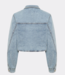 Gestuz Gzdea cropped jacket light blue denim 10910382-107868