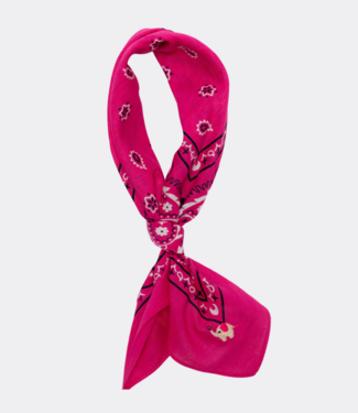 Flora Bandana Love bandana fuschia pink