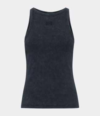 Gestuz Gzdrew washed logo top grey washed