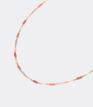 Label Kiki Sweet rainbow necklace gold