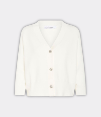Karen By Simonsen kbantonella v-neck cardigan egret