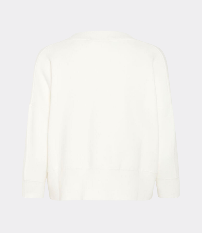 Karen By Simonsen kbantonella v-neck cardigan egret 10105544-110103