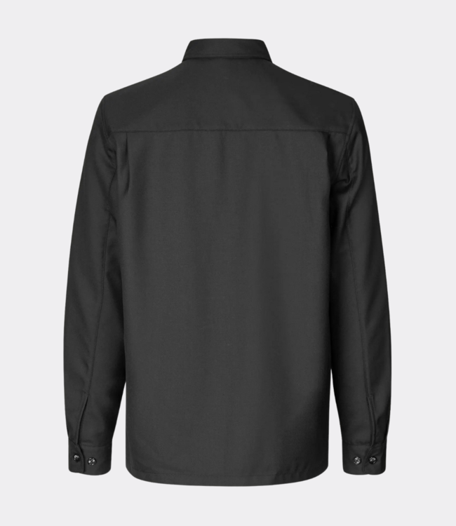 Samsoe Samsoe Sadamon overshirt black M24300065-CLR000021