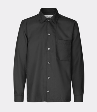 Samsoe Samsoe Sadamon overshirt black