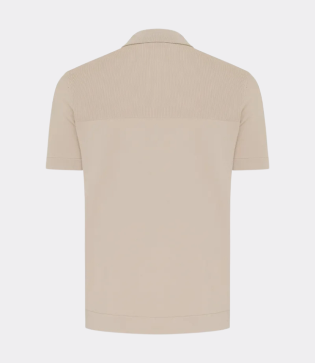 Genti Polo s/s button sand beige K3141-3260-048