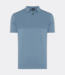Genti Polo s/s button turkoise blue