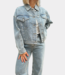 Alix the Label denim jacket light blue denim – Stylish jacket with mode